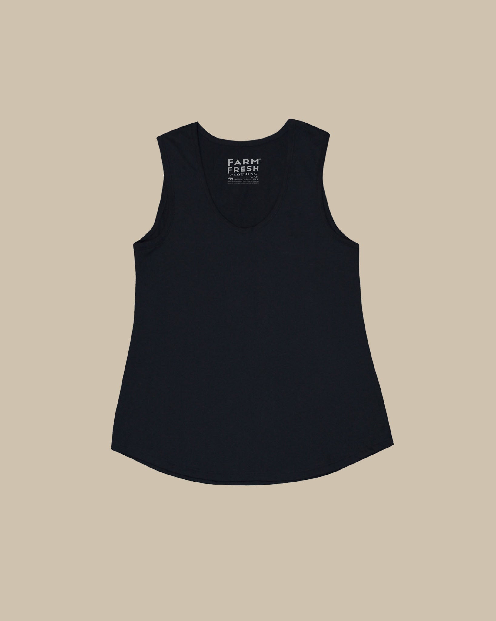 black flowy tank top